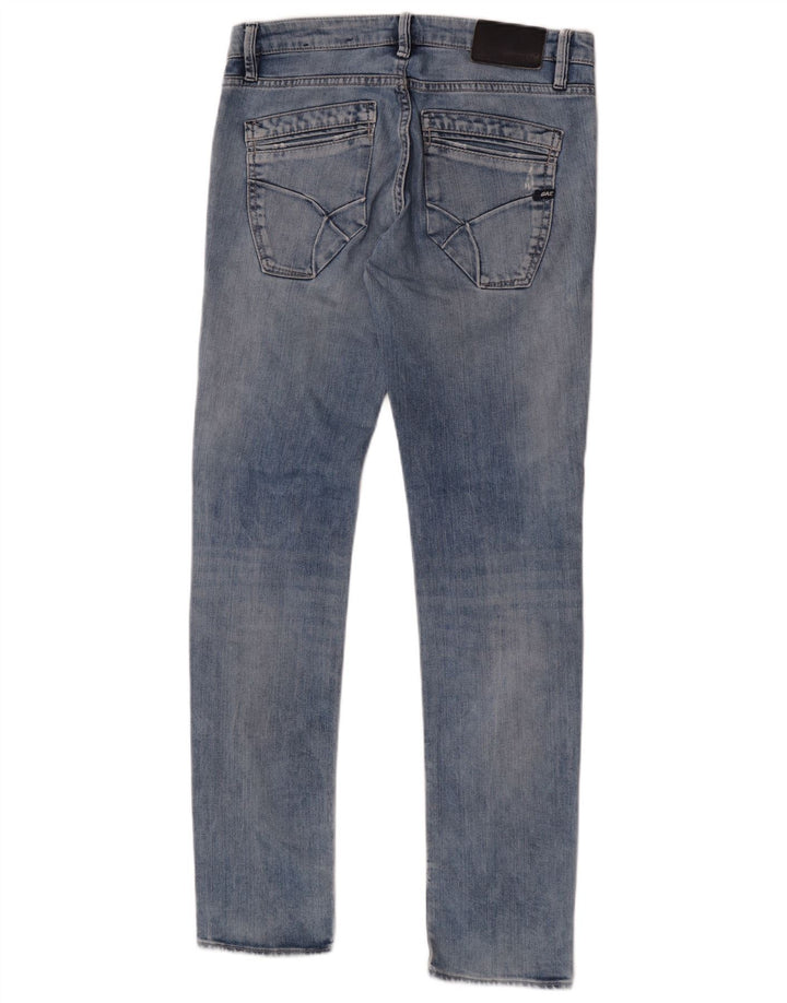 Vaqueros Slim Gas Hombre W30 L32 Algodón Azul