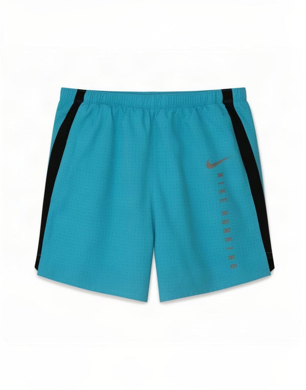 Nike Dri Fit Graphic - Pantalones cortos deportivos para mujer, talla 8, color azul pequeño