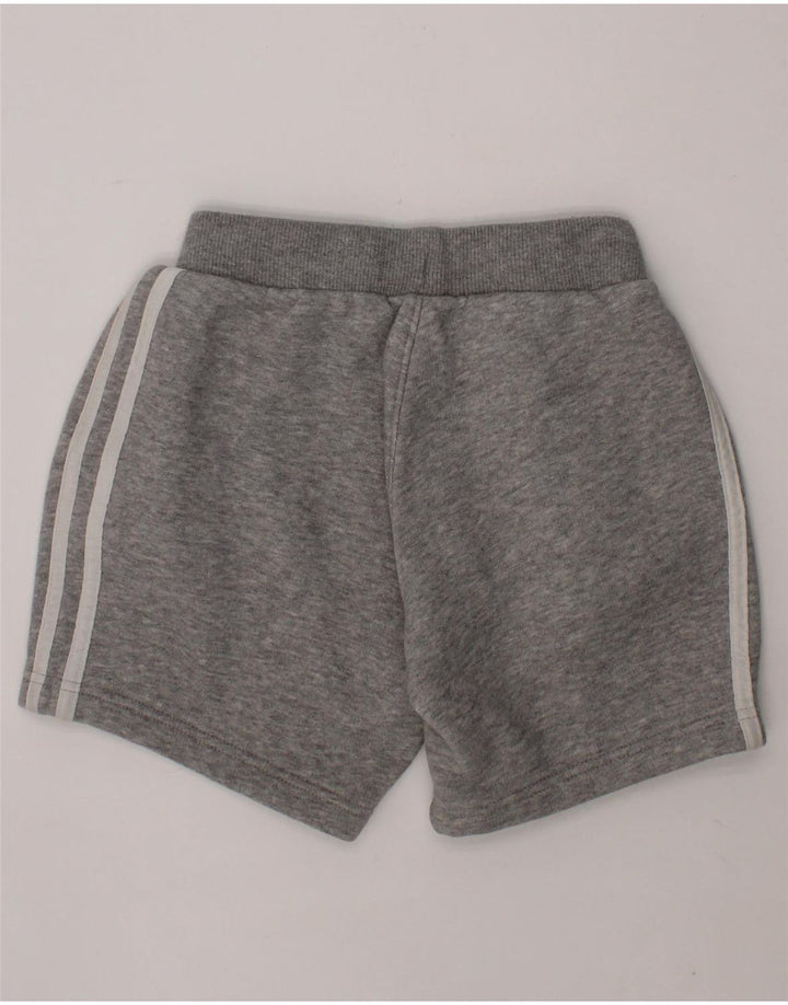 ADIDAS Boys Sport Shorts 7-8 Years  Grey Cotton Vintage Adidas and Second-Hand Adidas from Messina Hembry 