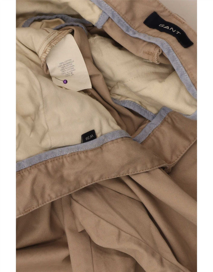 Gant Pantalones cortos chinos para hombre W38 XL Algodón beige