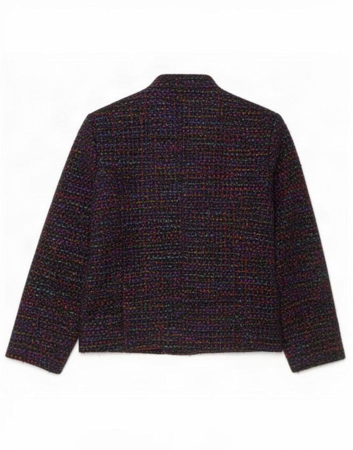 Weinberg Chaqueta Blazer de 5 Botones para Mujer UK 10 Small Multicolor Moteada