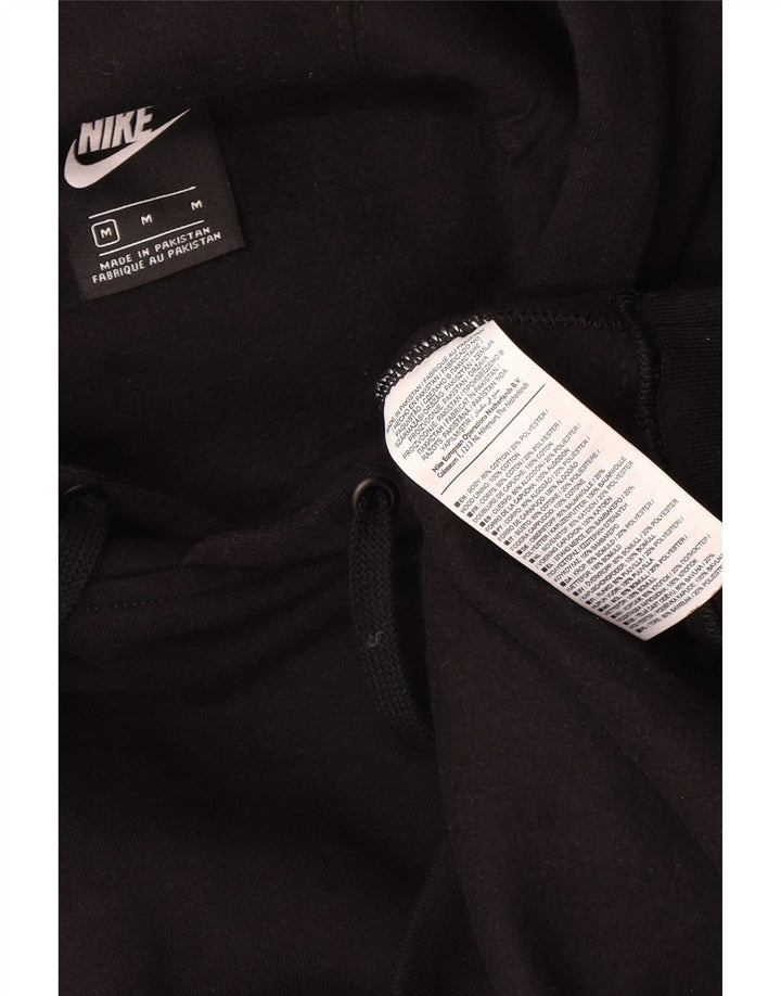 Nike - Sudadera con capucha para hombre (algodón negro mediano)