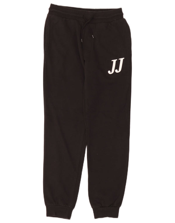 Jack & Jones Hombre Pantalones De Chándal Gráfico Joggers XS Algodón Negro