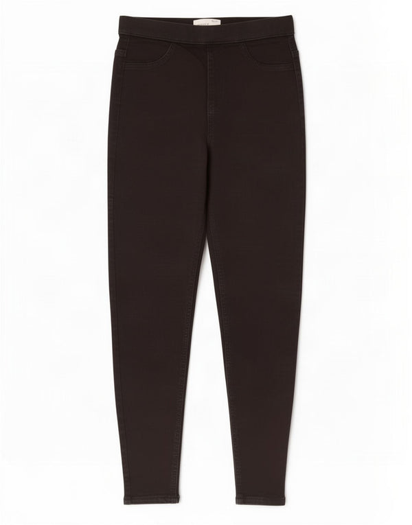 Marks & Spencer Jeans Jegging para Mujer UK 8 Small W26 L28 Algodón Negro