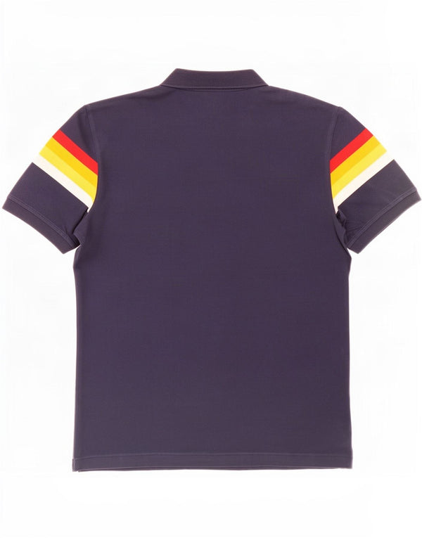 Polo Gas para hombre, talla 2XL, algodón color block azul marino