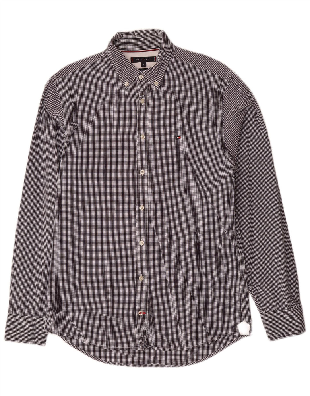 Camisa Tommy Hilfiger Hombre Regular Fit Camisa Medium Black Gingham