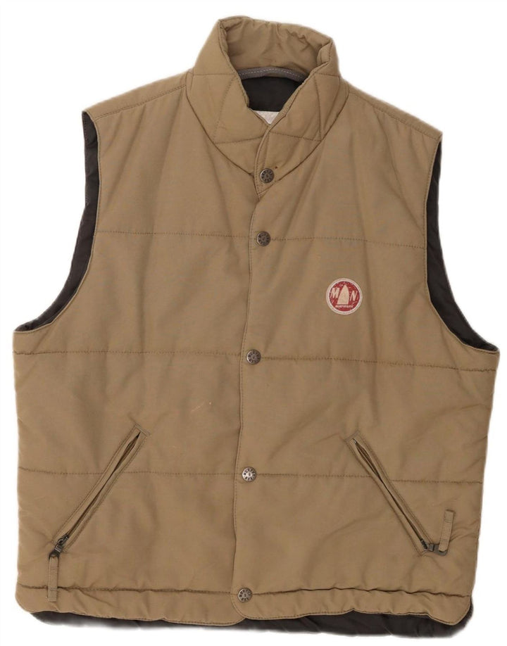 Murphy & Nye Chaleco acolchado para hombre UK 38 Poliamida caqui mediana
