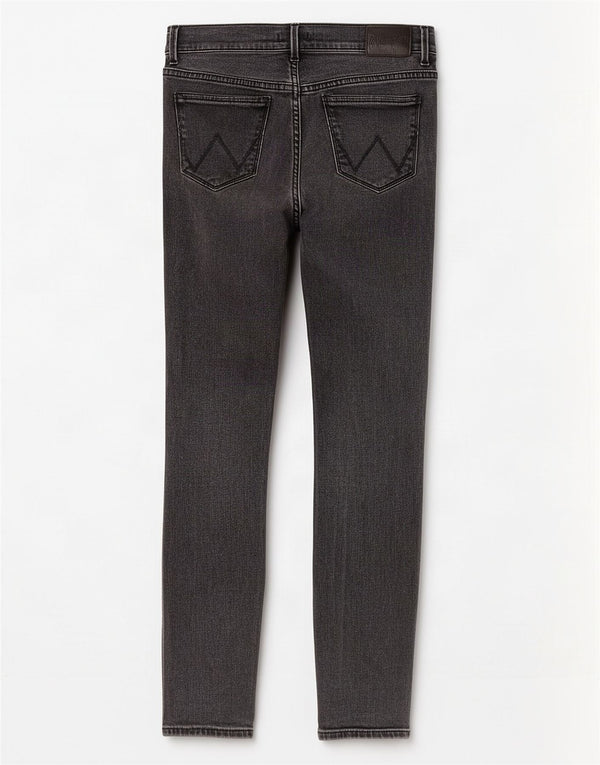 Vaqueros ajustados para mujer Wrangler W29 L27 Algodón gris
