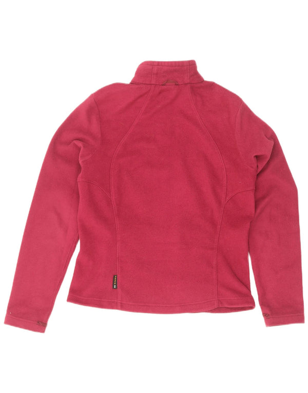 Jack Wolfskin Chaqueta Polar Mujer UK 12/14 Poliéster Rosa Mediano