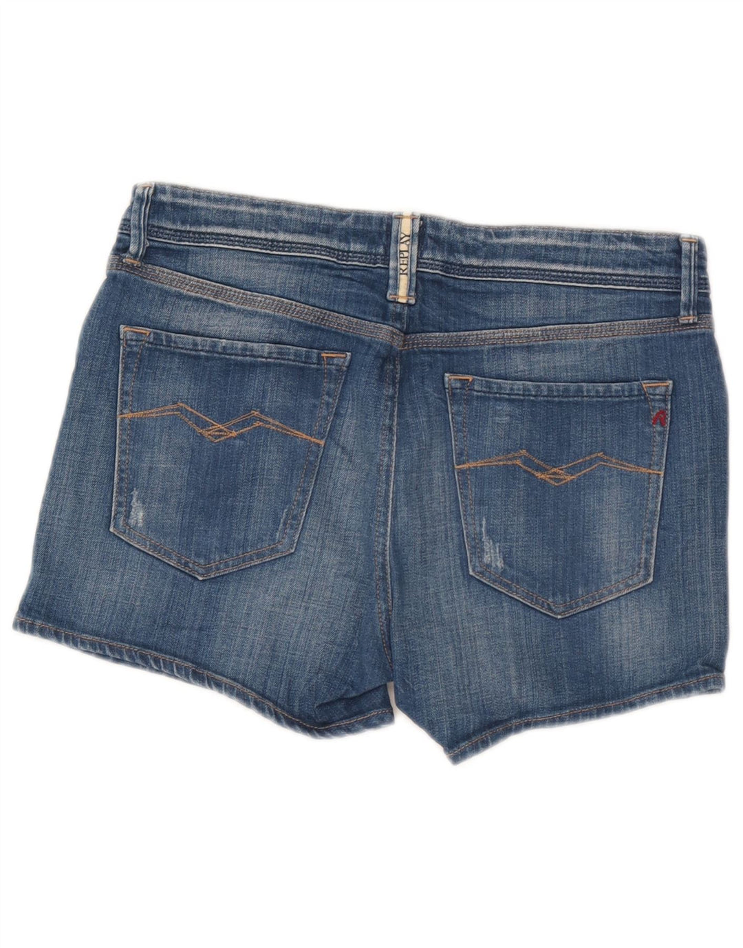 Pantalones cortos vaqueros Replay para mujer W27 Small Blue