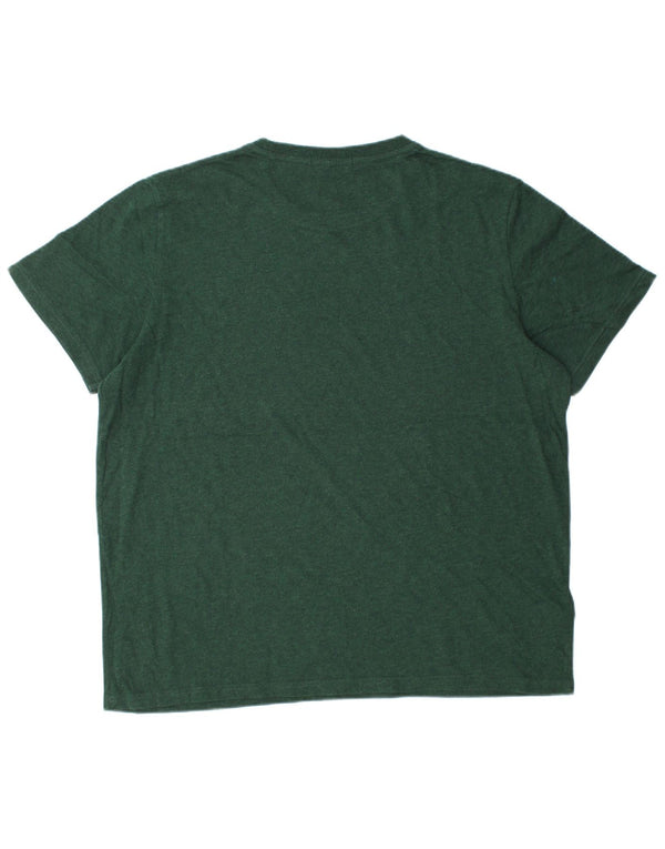 Fred Perry Camiseta Hombre Top XL Algodón Verde