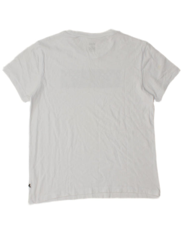 Vans Camiseta gráfica para mujer Top UK 10 Small White