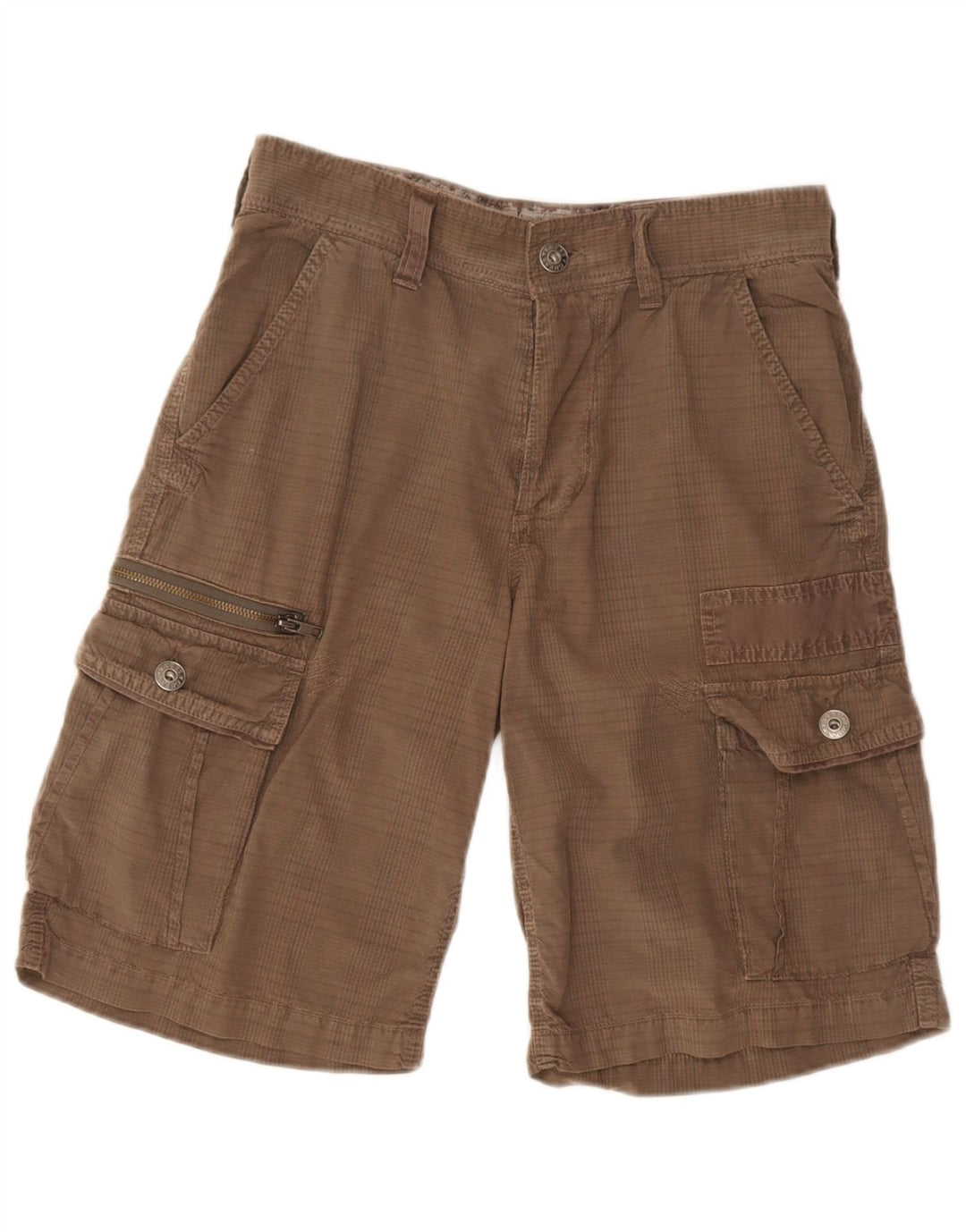 Guess Mens Cargo Shorts W29 Pequeño Algodón Marrón
