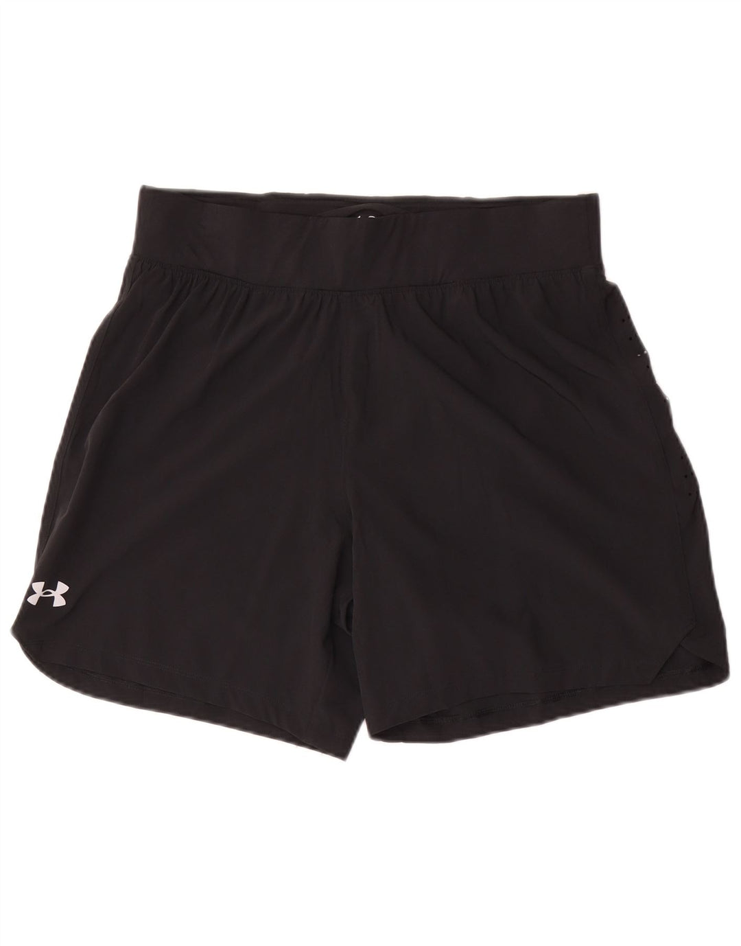 Under Armour Pantalones cortos deportivos para hombre poliéster negro grande