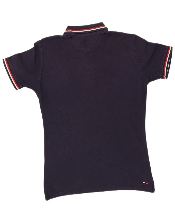 Polo Fila para hombre de algodón a rayas azul marino pequeño