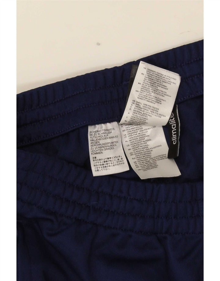 Adidas Mens Climalite Chándal Pantalones Pequeños Azul Marino Poliéster