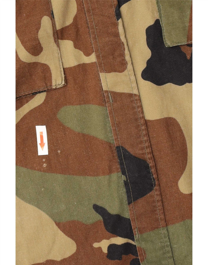 Camisa militar para hombre Big Hunter Algodón de camuflaje multicolor mediano
