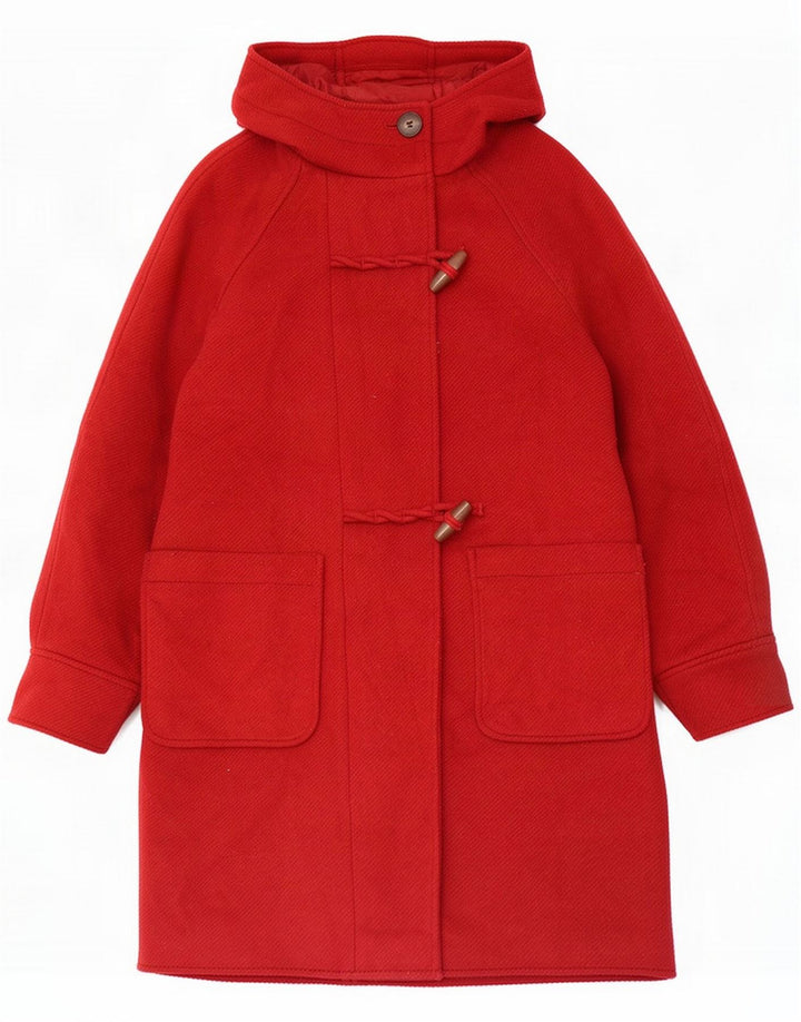 Marks & Spencer - Trenca extragrande con capucha para mujer, talla 8, color rojo