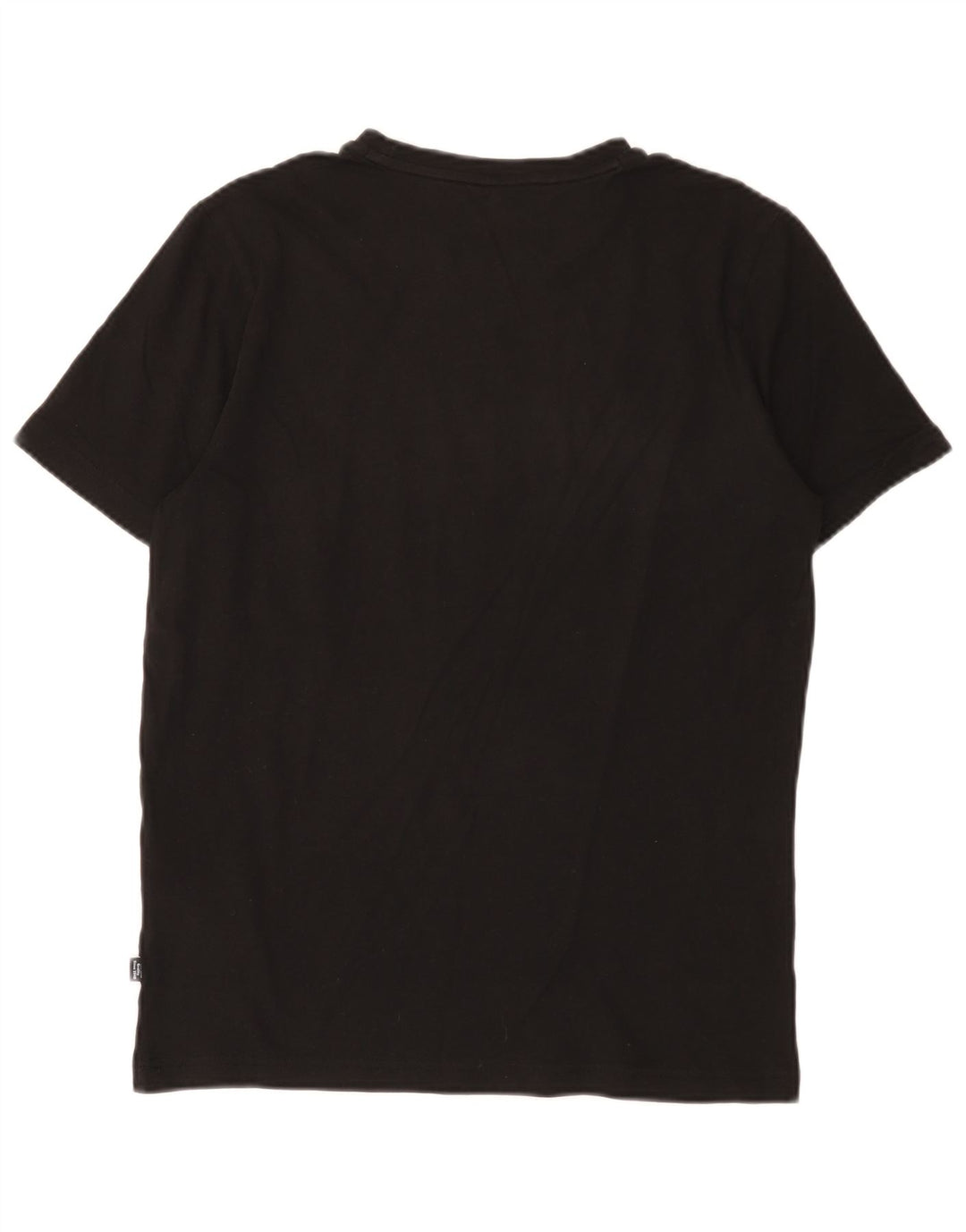 Puma - Camiseta gráfica para hombre, talla pequeña, algodón negro