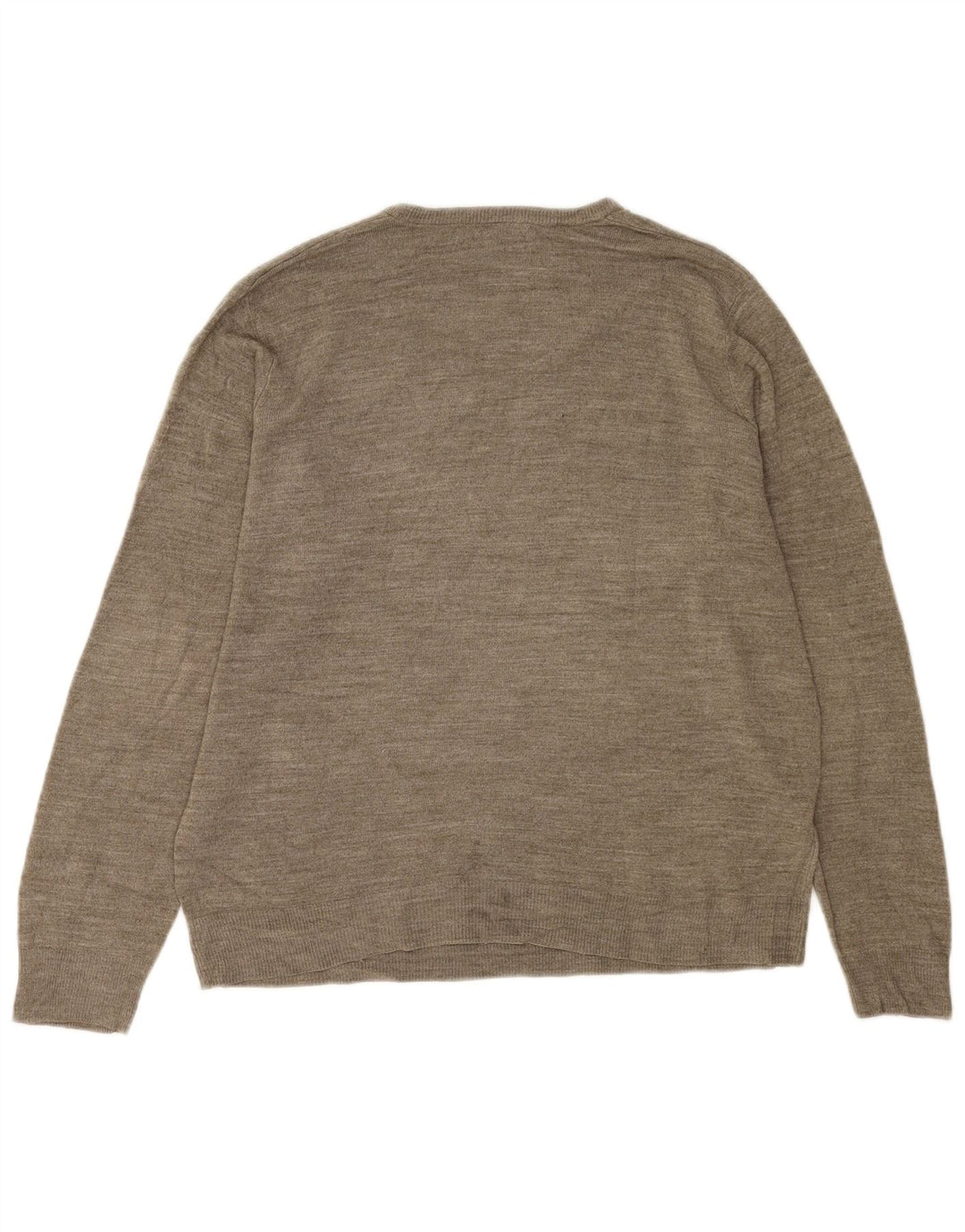 Marks & Spencer Suéter con Cuello en V para Hombre Acrílico Moteado Gris Grande
