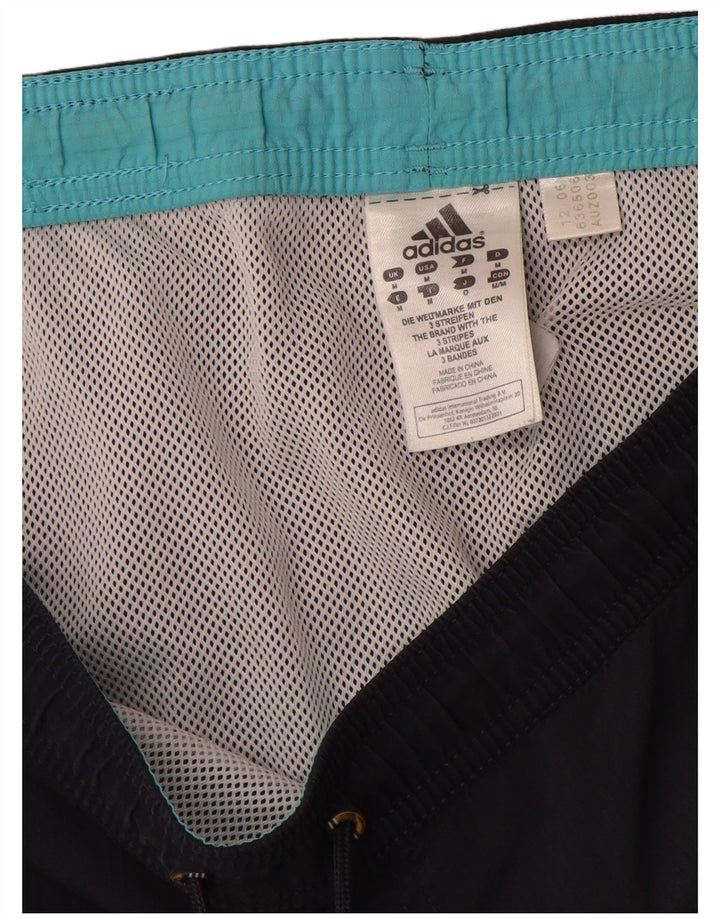 Pantalones Cortos Deportivos Adidas Hombre Medium Azul Marino Colorblock Poliamida