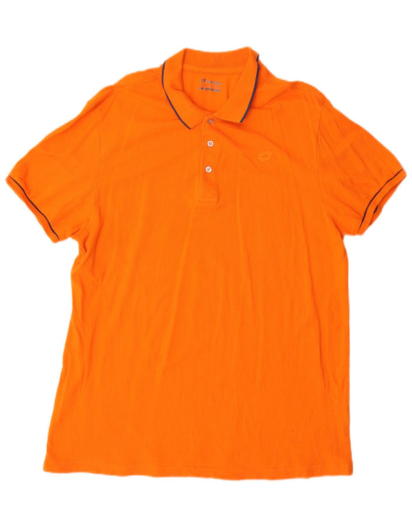 LOTTO Polo Hombre XL Naranja Algodón