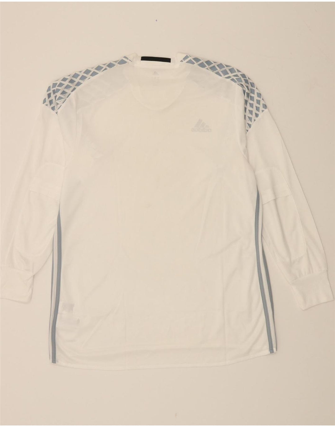 ADIDAS Hombre Adizero Graphic Top Manga Larga XL Poliéster Blanco