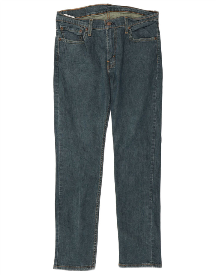Levi's Hombre 511 Slim Jeans W32 L30 Algodón Azul Marino