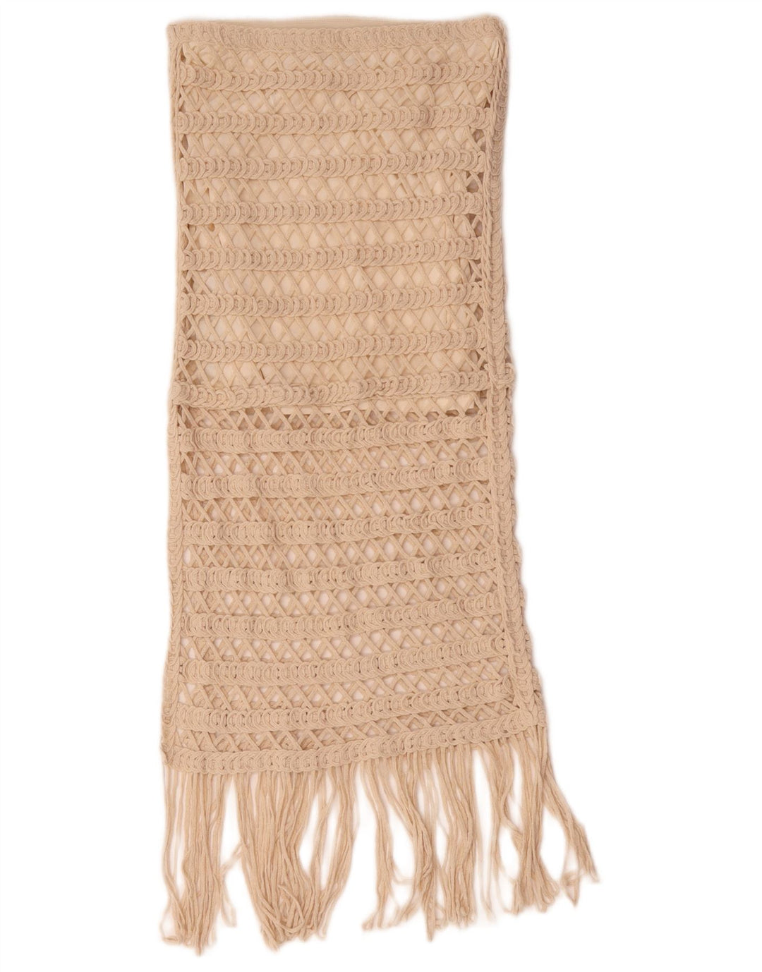 Zara Mujer Falda Maxi Mediana W28 Algodón Beige