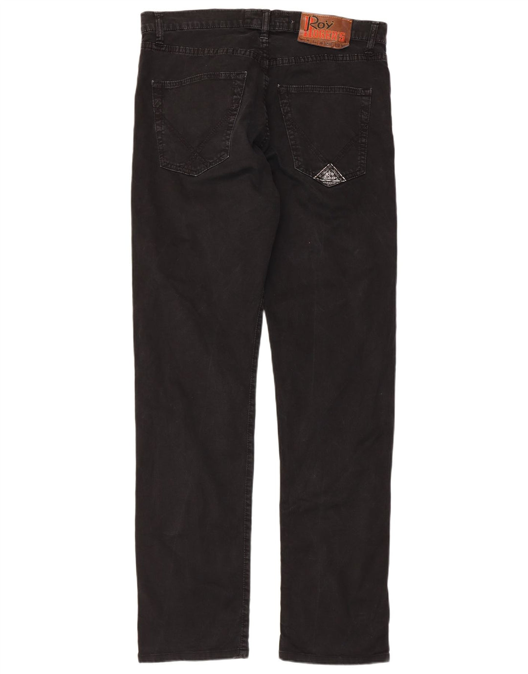 ROY ROGERS Vaqueros rectos para hombre W34 L32 Algodón negro