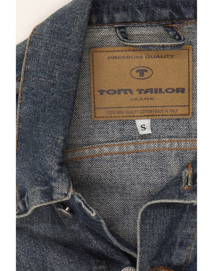 TOM TAILOR Mens Denim Jacket UK 36 Small Blue Cotton Vintage Tom Tailor and Second-Hand Tom Tailor from Messina Hembry 