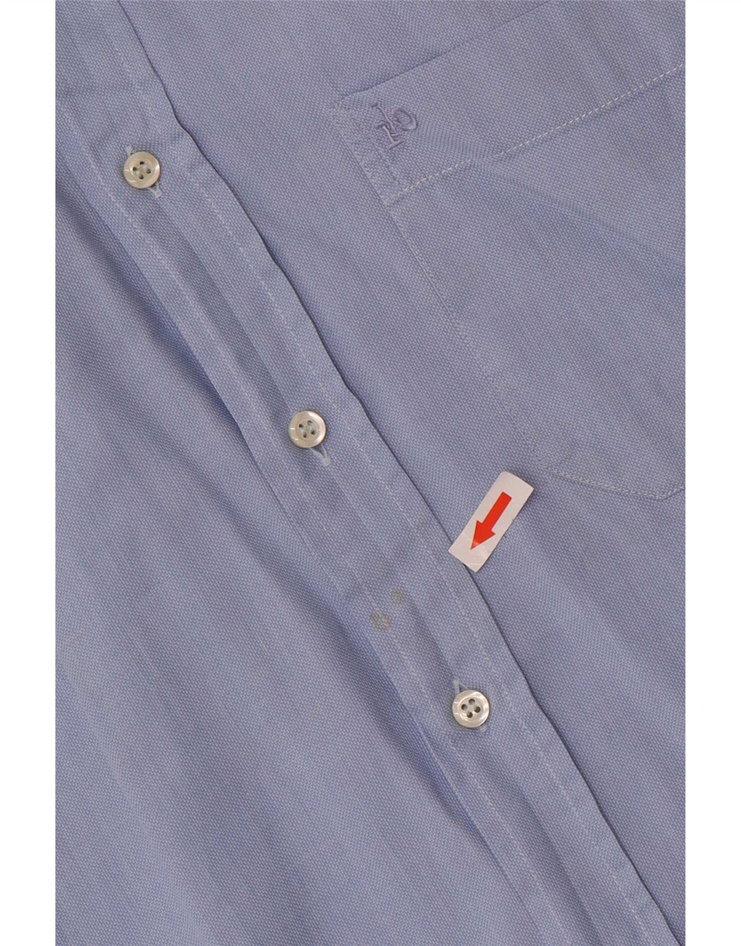 Camisa Roccobarocco para hombre talla 41 16 algodón azul grande