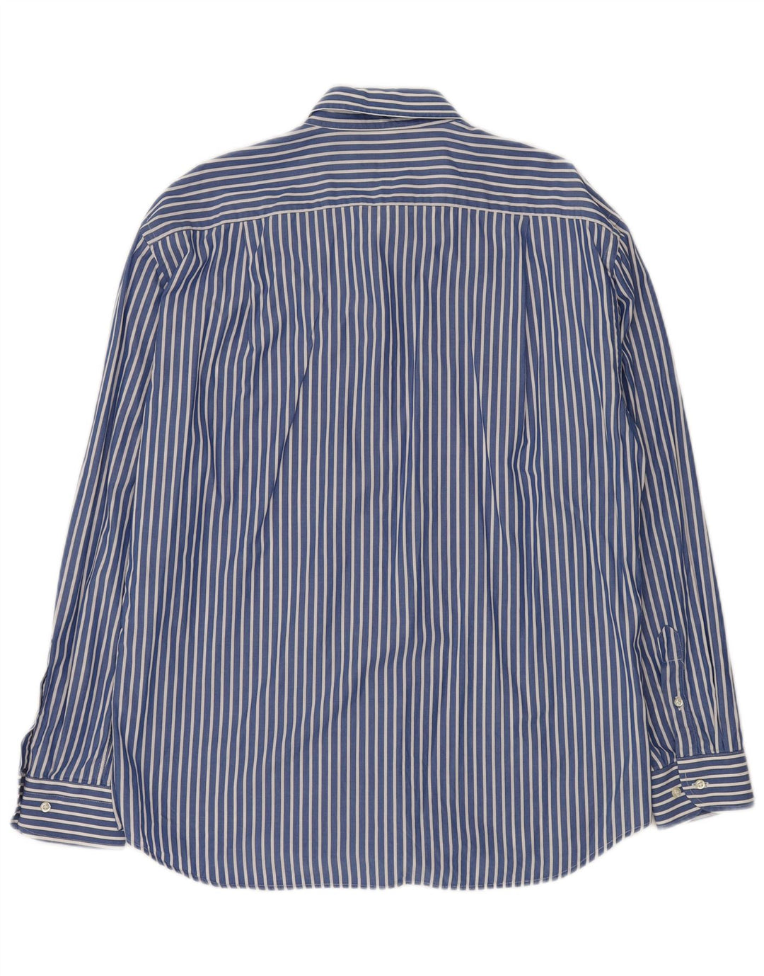 ROCCOBAROCCO Camisa Hombre Talla 43 17 XL Algodón Rayas Azul