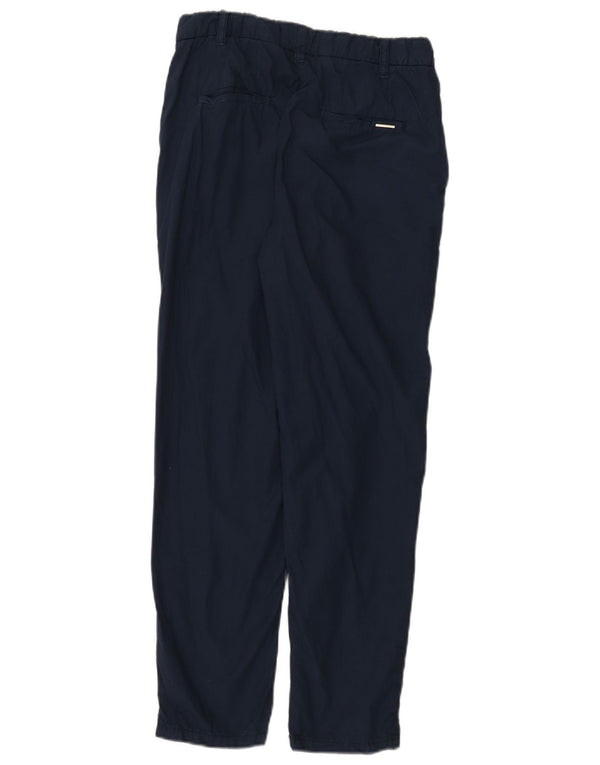 Guess Pantalón Chino Cónico De Talle Alto W26 L26 Azul Marino