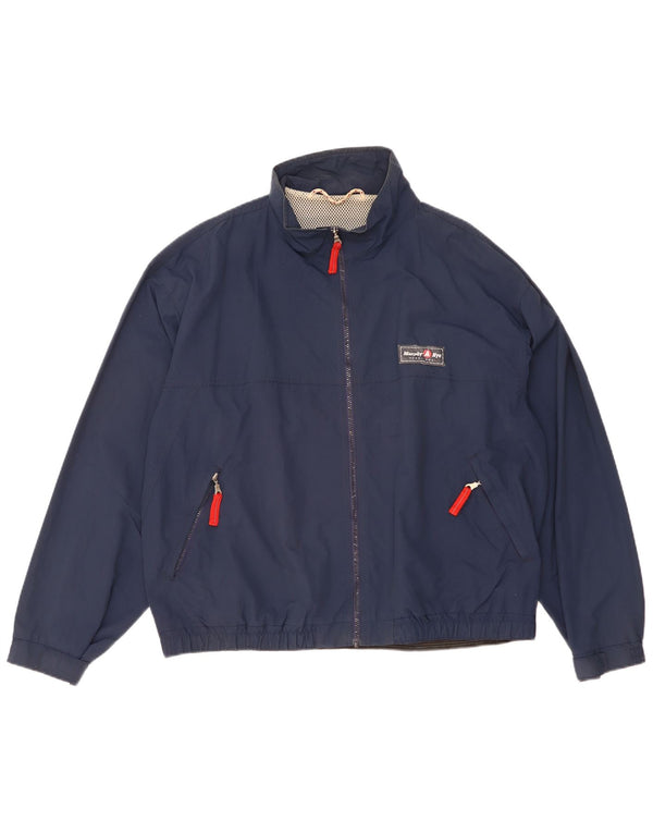 Murphy & Nye Chaqueta impermeable para hombre UK 44 2XL Poliamida azul marino
