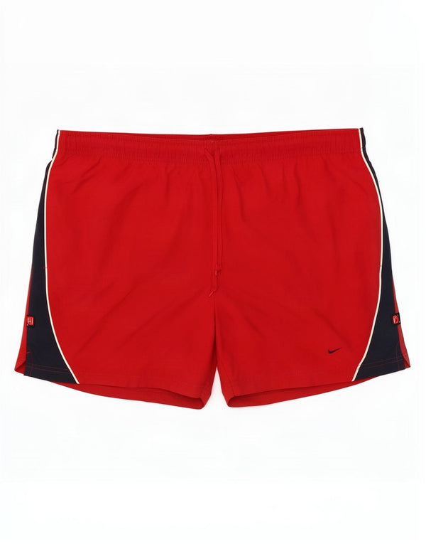 Nike - Bañador para hombre, talla grande, W36 L5, color rojo, nailon