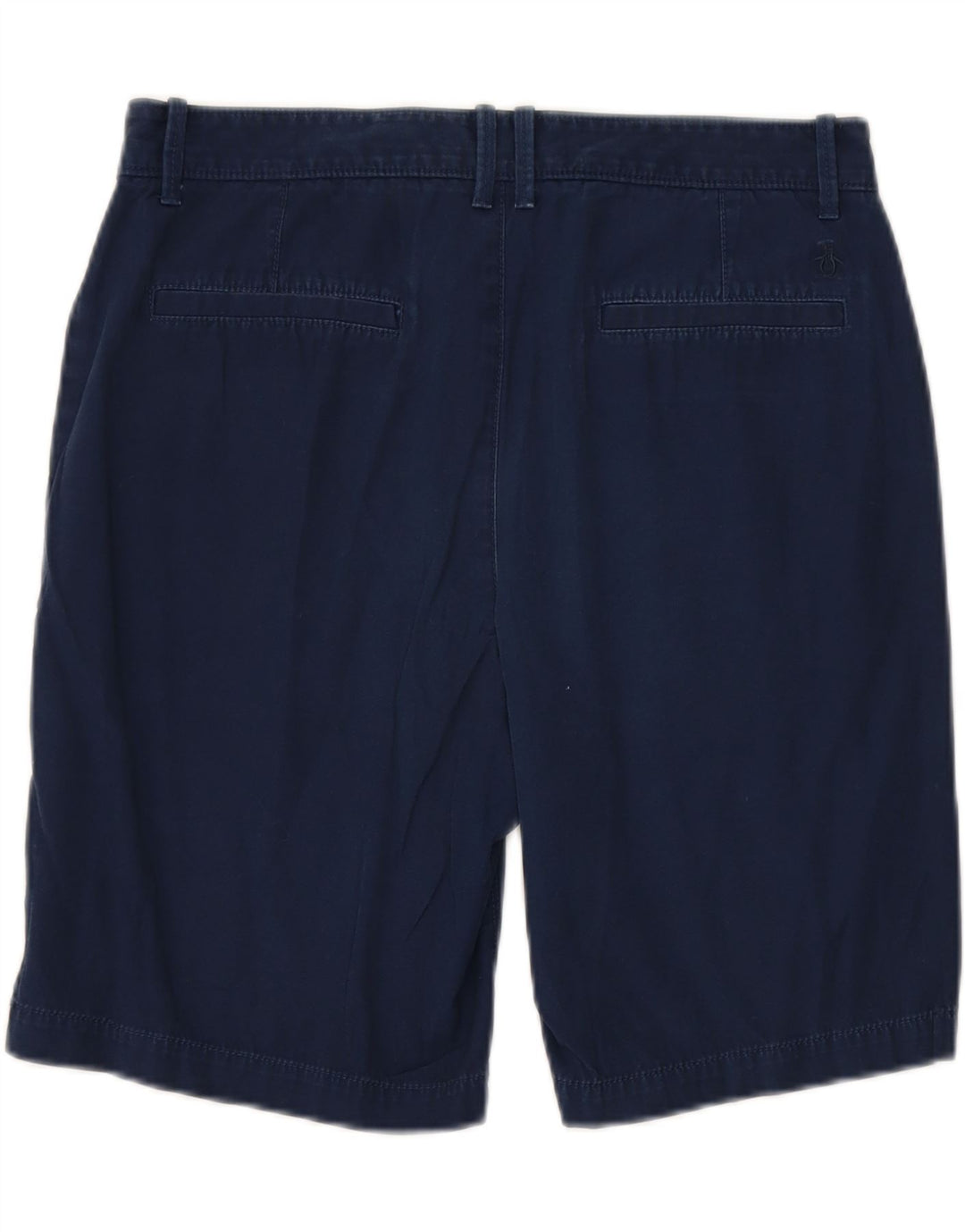 PENGUIN Pantalones cortos chinos para hombre W32 Algodón azul marino mediano