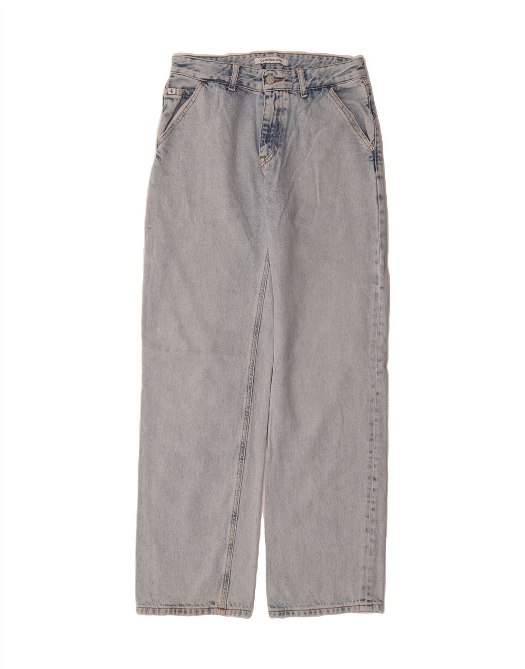 CALVIN KLEIN Girls Straight Jeans 15-16 Years  Blue Vintage Calvin Klein and Second-Hand Calvin Klein from Messina Hembry 