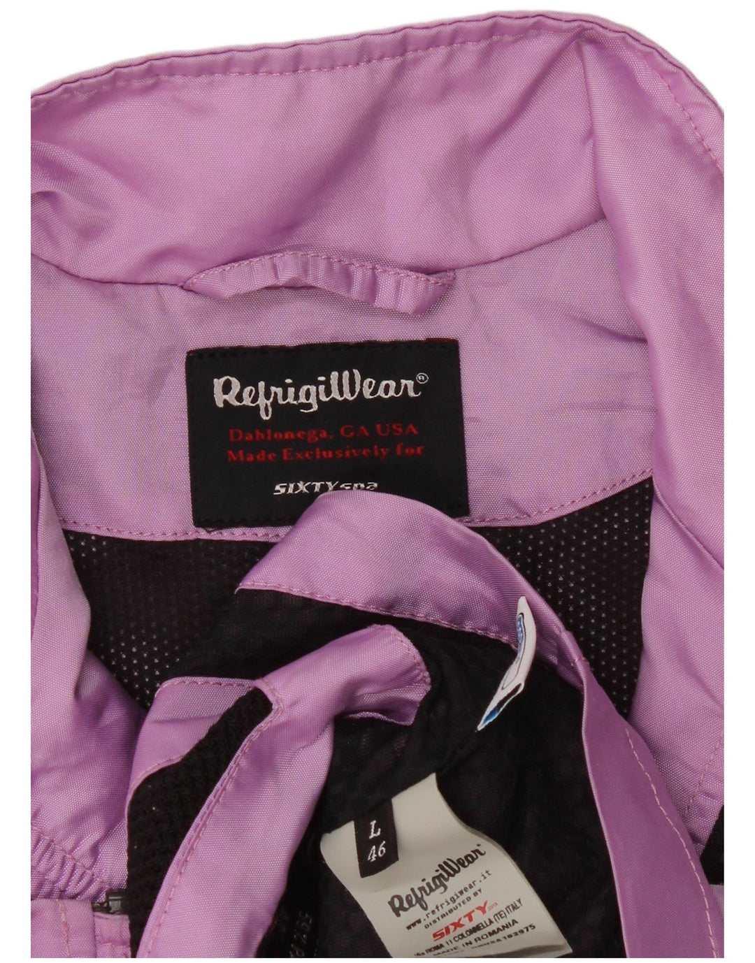 Refrigiwear Chaqueta bomber para mujer IT 46 Poliéster morado grande