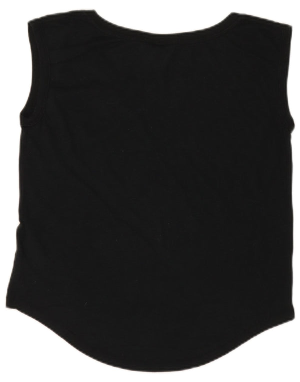 Nike - Camiseta sin mangas gráfica para mujer, talla 40, talla M, poliéster negro