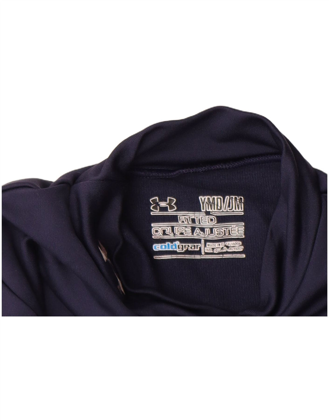 UNDER ARMOUR Camiseta de manga larga Cold Gear para niños 9-10 años Azul marino mediano