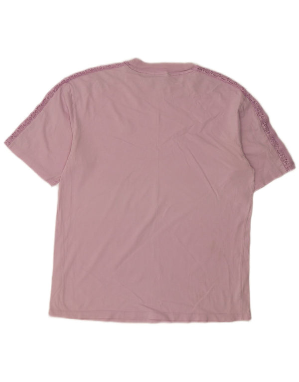Adidas Camiseta gráfica extragrande para mujer UK 10 Small Pink