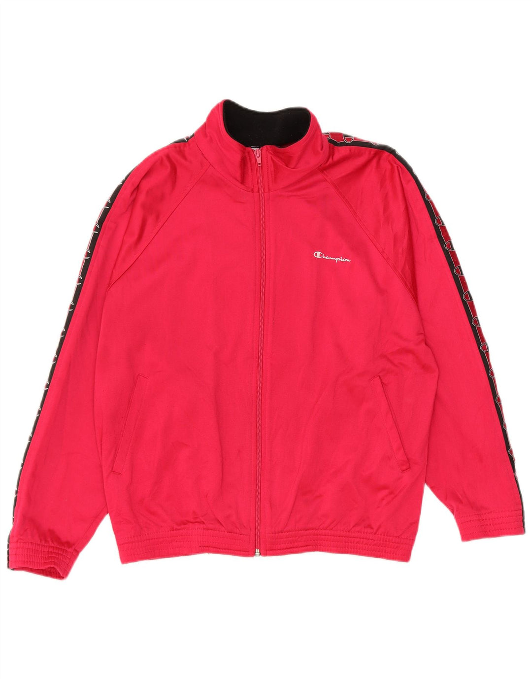 CHAMPION Chaqueta de chándal extragrande para mujer, talla 40, talla grande, color rosa