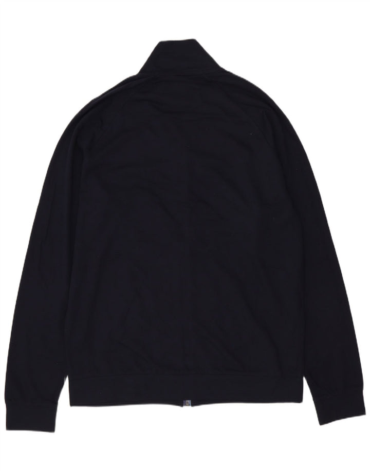 Hugo Boss Hombre Chaqueta superior de chándal con gráfico Algodón azul marino mediano