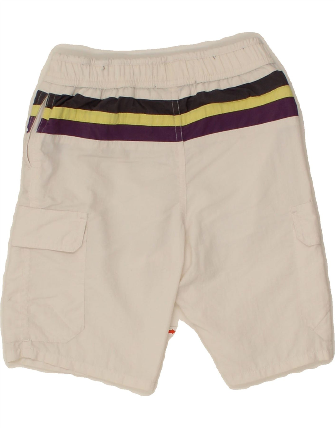 TIMBERLAND Boys Swimming Shorts 3-4 Years White Striped Vintage Timberland and Second-Hand Timberland from Messina Hembry 