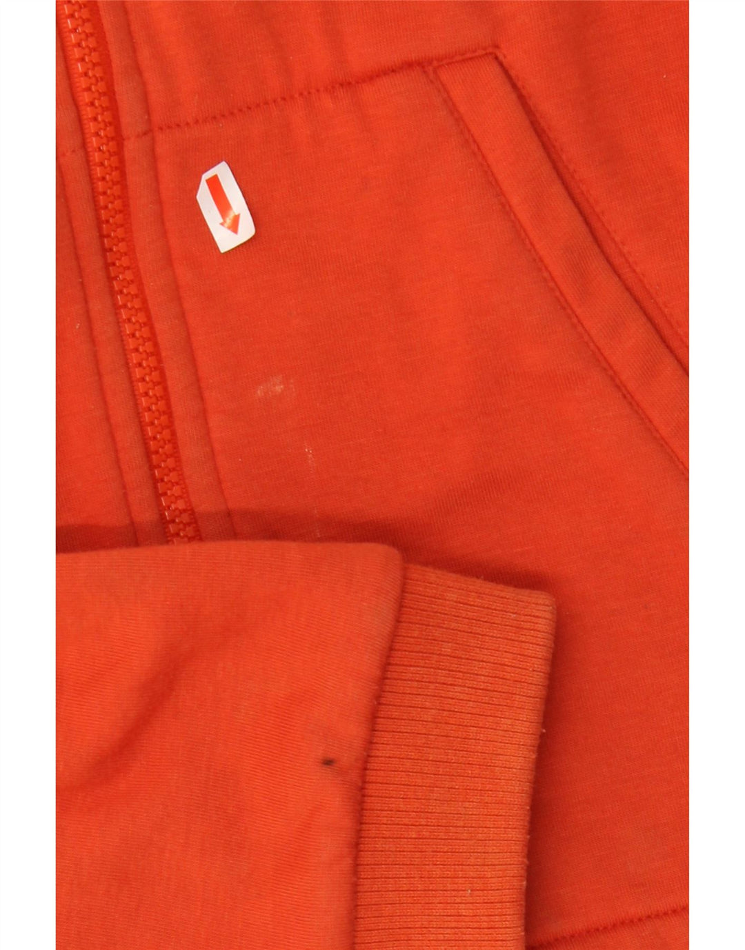 NIKE Chaqueta de Chándal para Mujer UK 10/12 Medio Naranja Poliéster
