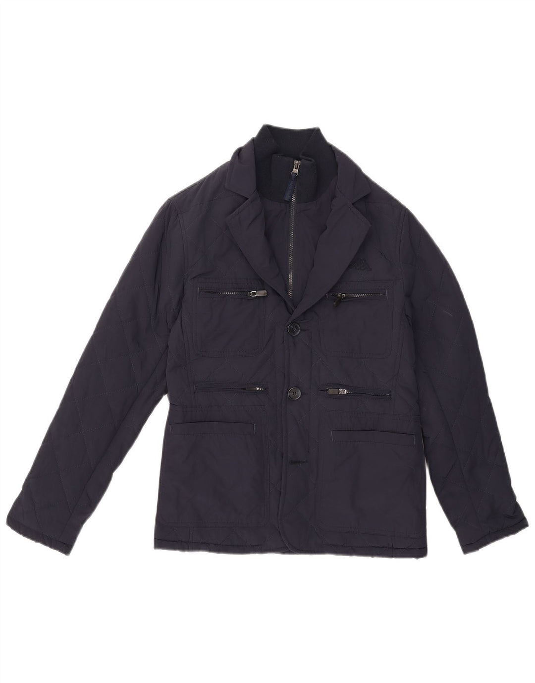 Kappa Chaqueta acolchada para hombre UK 34 XS Azul marino Poliéster