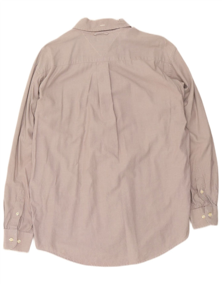 Camisa Tommy Hilfiger Hombre Algodón Gris Medio