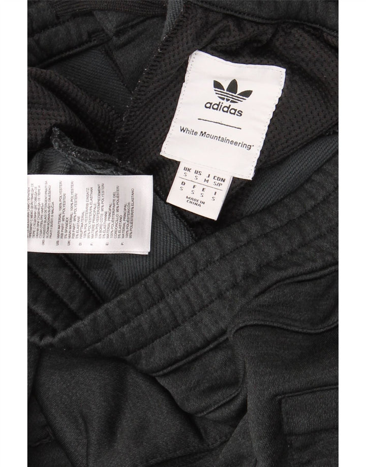 Adidas Hombre Pantalones De Chándal Joggers Small Gris Colorblock Poliéster