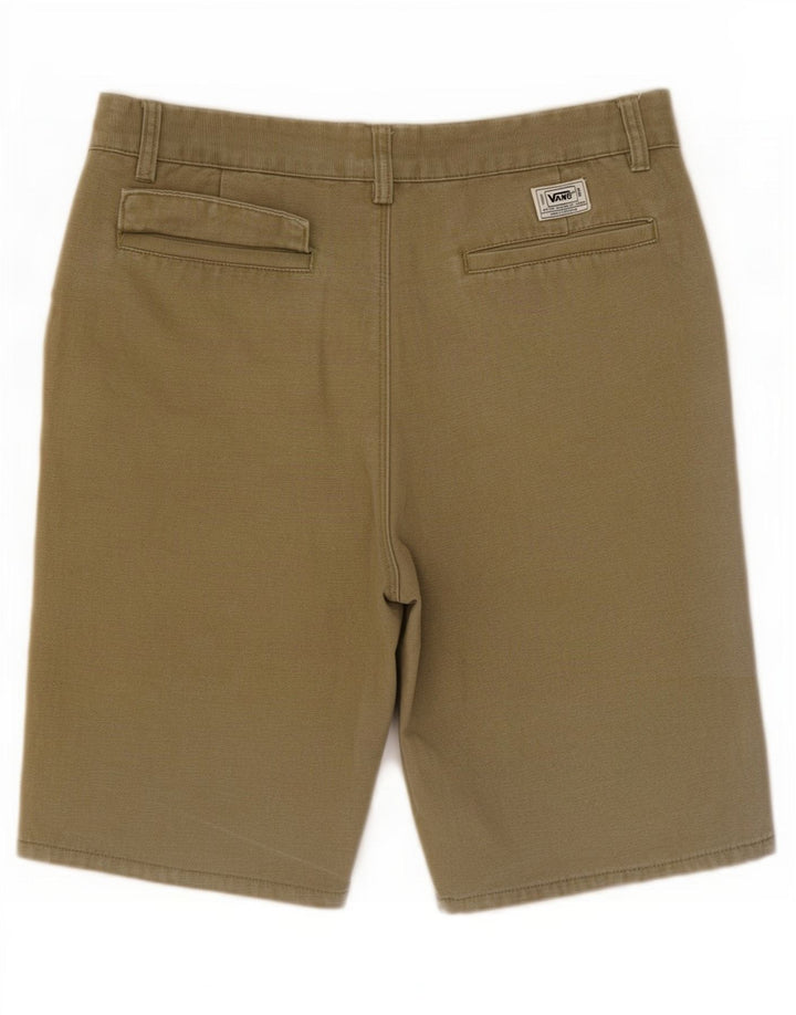 Pantalones cortos chinos Vans para hombre medianos W32 caqui